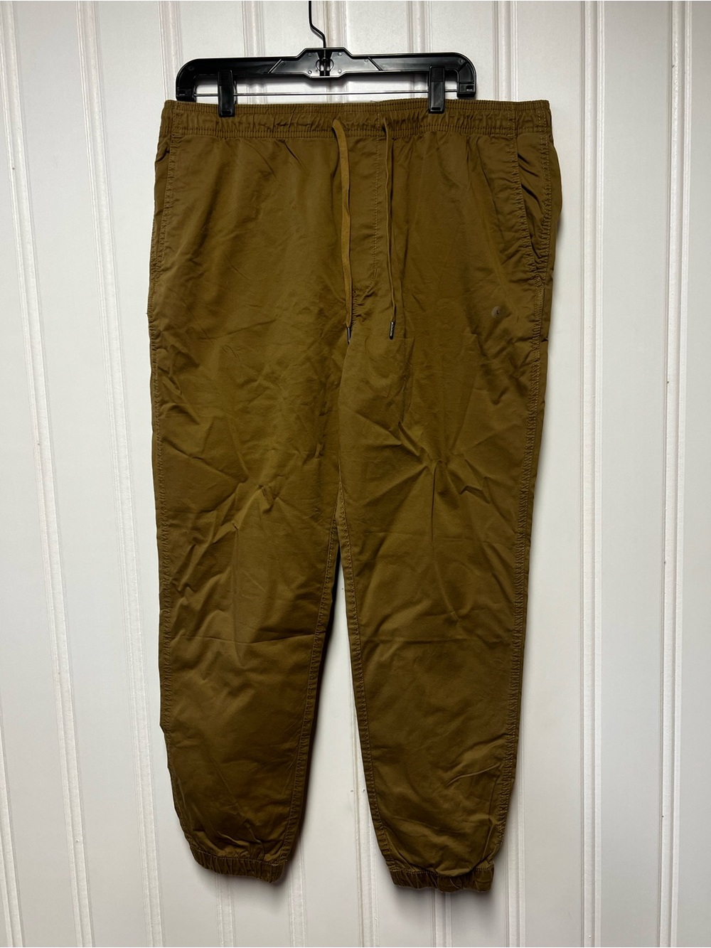 American Eagle Outfitters Olive Brown Drawstring Joggers Large NWT